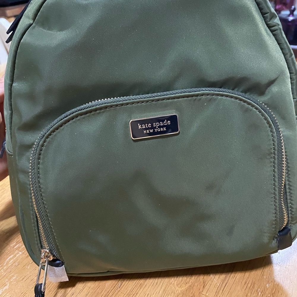 Kate Spade Green Backpack - Picture 1 of 7